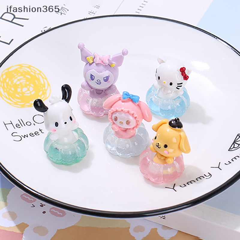 1 Vòng Phao Bơi mini Bằng Nhựa Phát Quang Trang Trí Nhà Búp Bê Thời Trang ifashion365