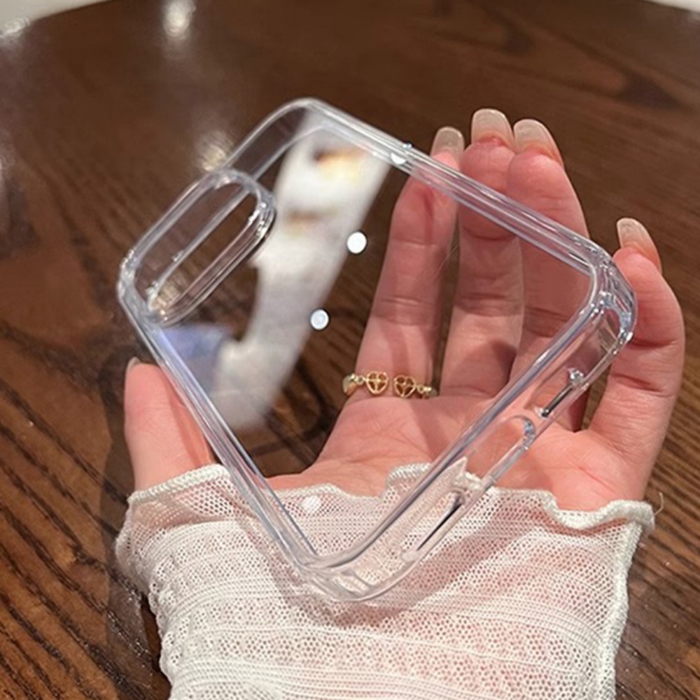 Ốp Điện Thoại TPU Mềm Trong Suốt Chống Sốc Chống Bụi Cho IPhone 14 13 12 11 Pro Max X XR 8 7 Plus