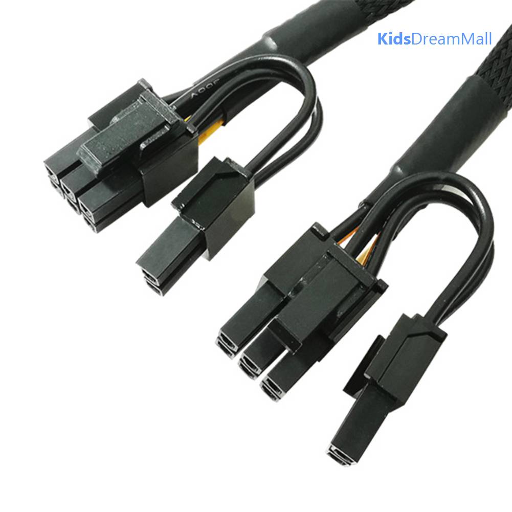 Thẻ Đồ Họa 6Pin PCI-E Sang 2x8Pin (6 + 2) GPU Cho Dây Cáp BTC