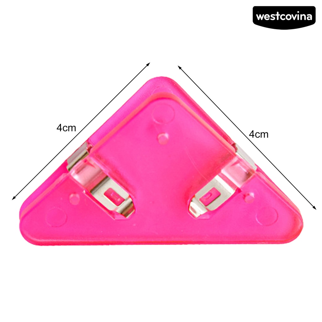 [WSTN]✎Set 5 Kẹp Góc Tam Giác Trong Suốt Đa Năng Tiện Dụng