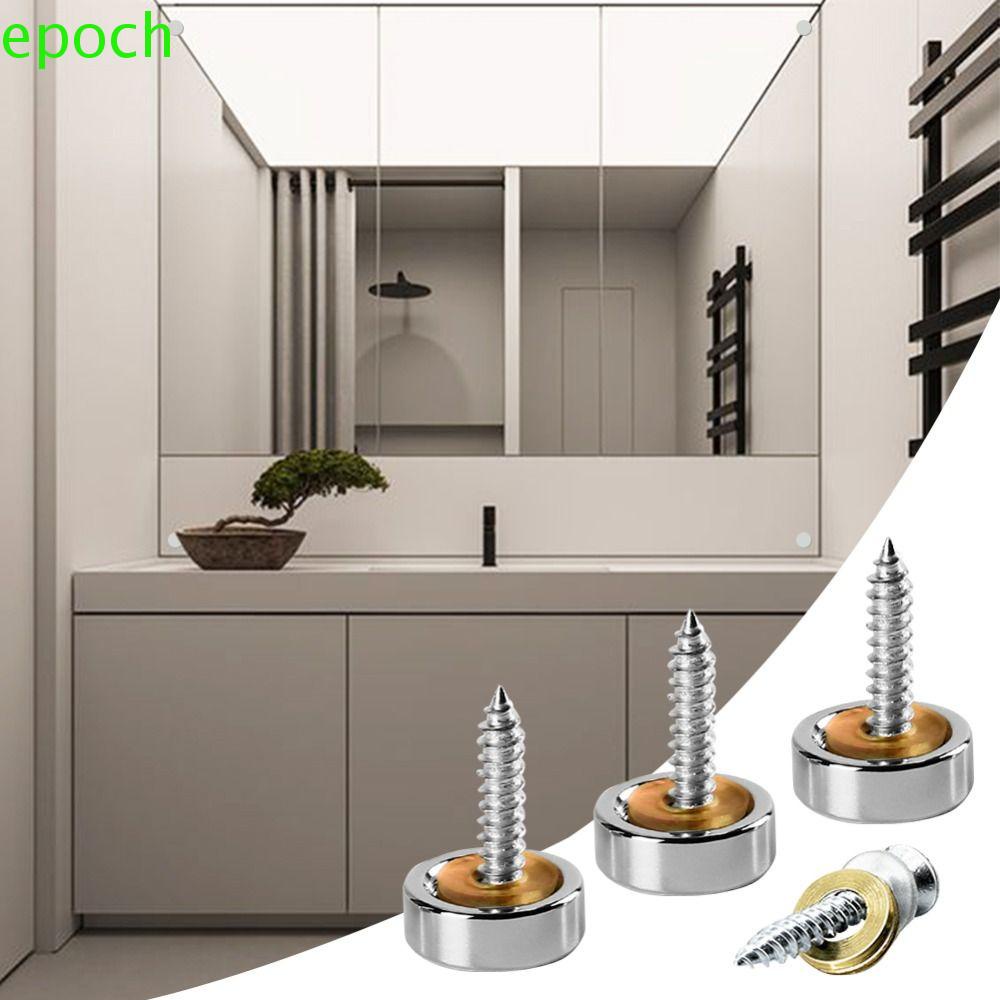 EPOCH Bộ 8 Ốc Vít Đứng Bằng Đồng Thau Dùng Trang Trí Gương Trang Điểm Tiện Dụng