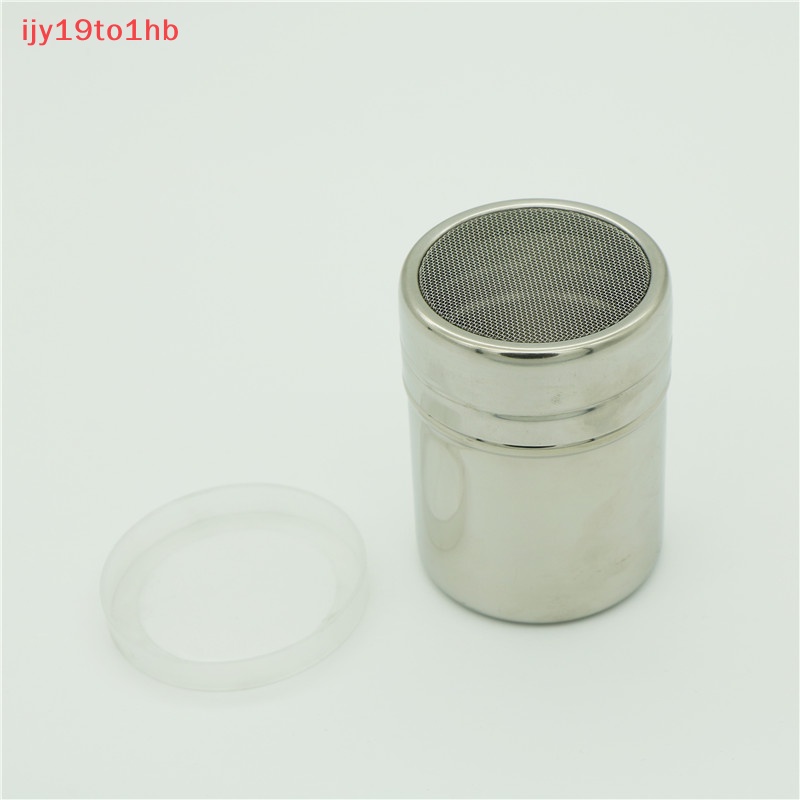 Thép không gỉ sô cô la Shaker Icing đường bột ca cao bột cà phê sifter mới