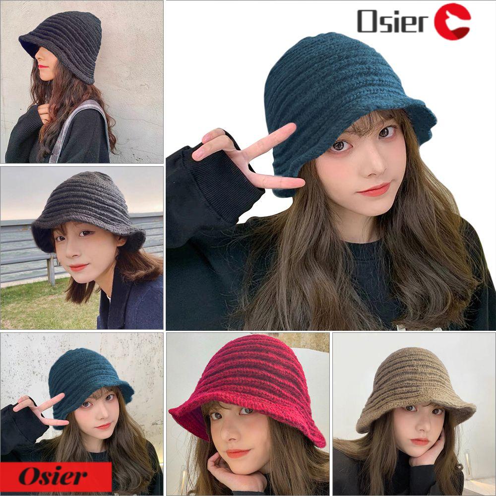 OSIER1 Mũ Len Beanie Dễ Thương Hiện Có 5 Màu