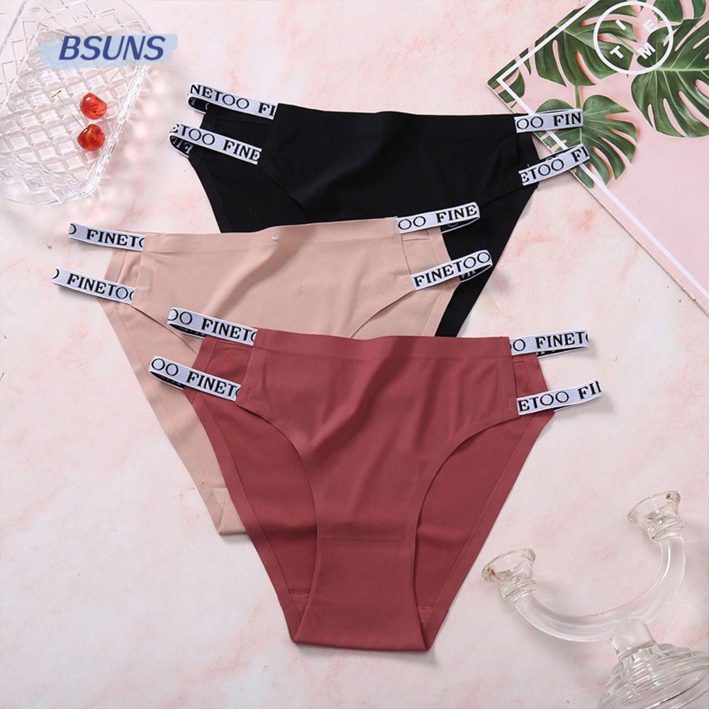 BSUNS Quần Lót Satin Không Đường May Gợi Cảm Dành Cho Nữ