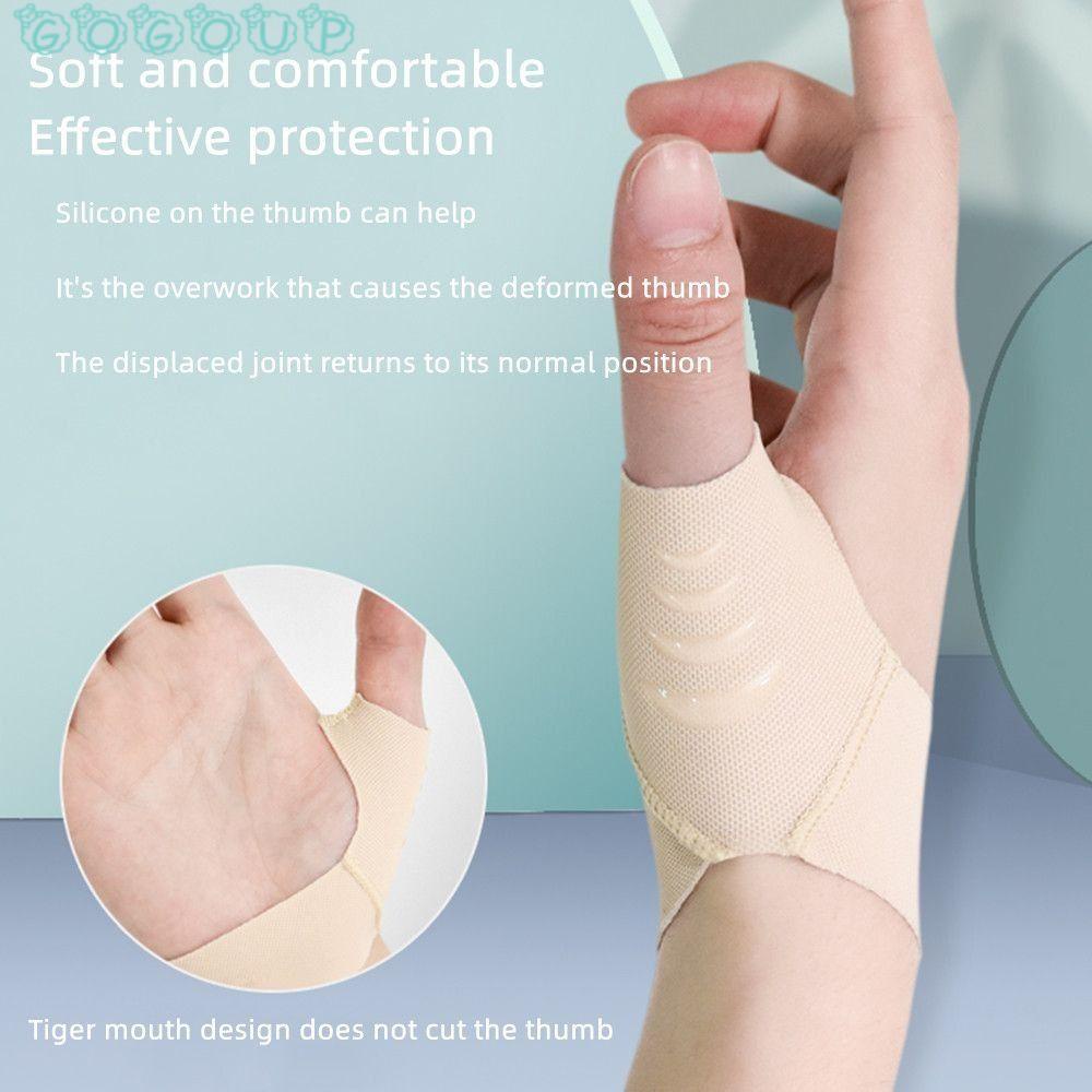 GOGOUP Bọc Ngón Tay Cái Giảm Đau Thân Thiện Với Da Thoáng Khí