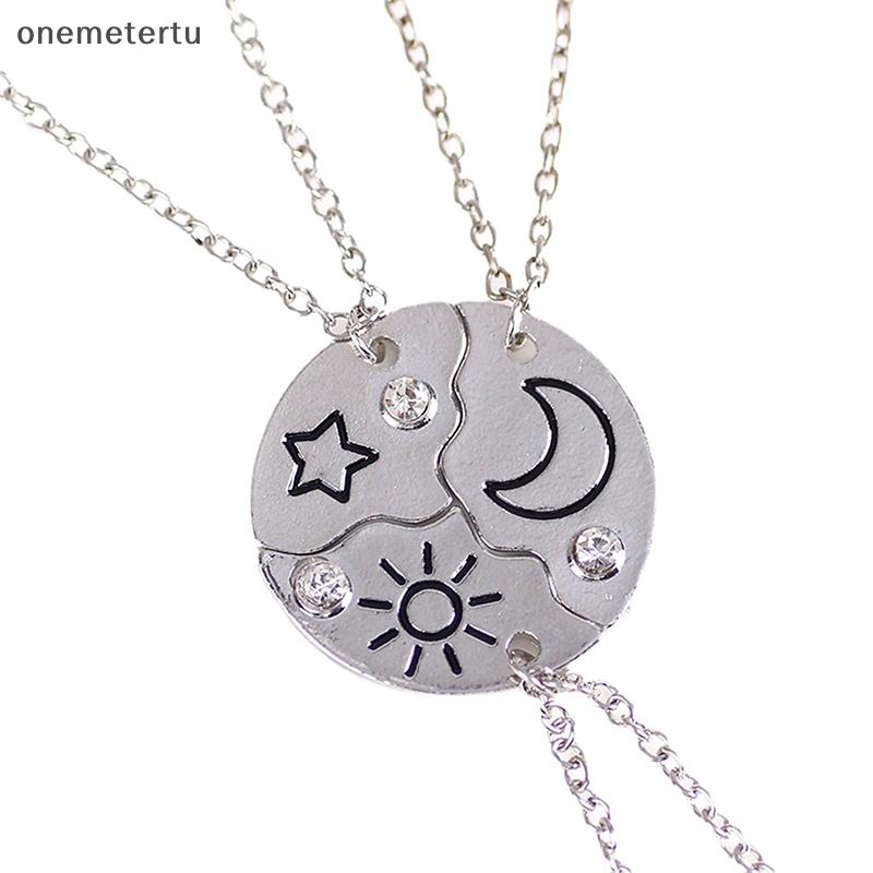Set 3 Vòng Cổ Choker Mặt Hình Tròn Ngôi Sao Mặt Trời Mặt Trăng Thời Trang Cho Nam Và Nữ Mã 2023 EN