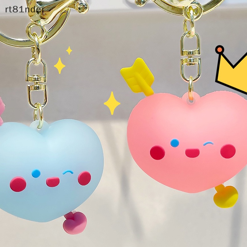 Rt Móc Khóa Cao Su Mềm Hình Mũi Tên Hoạt Hình Sáng Tạo Dễ Thương Cho Nữ