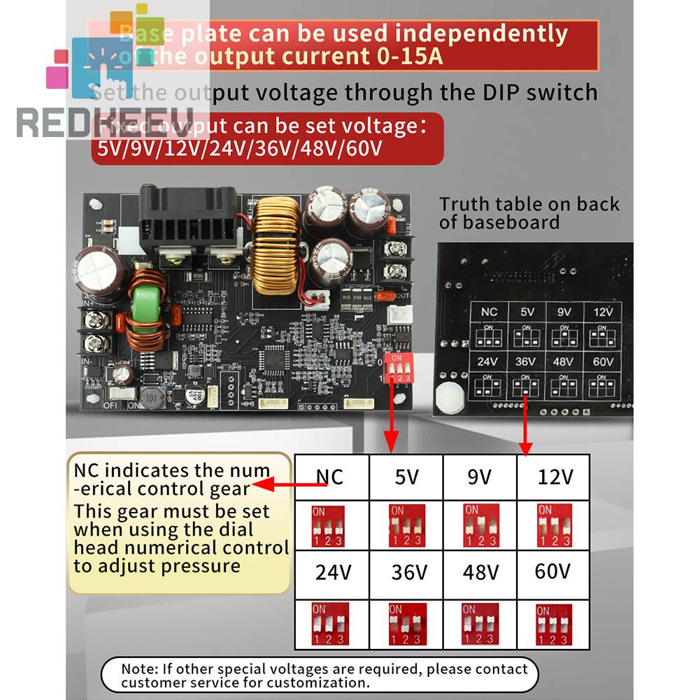Mô Đun Điều Chỉnh Điện Áp 15A / 900W Chuyên Dụng