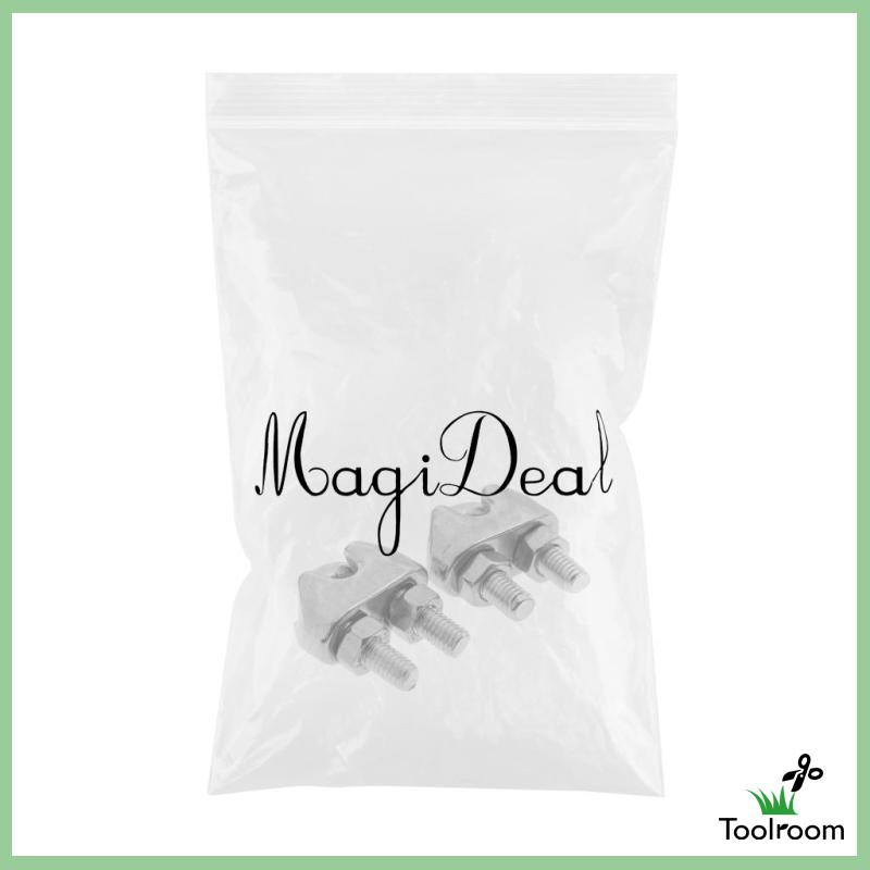 Set 2 Chốt Chữ U Bằng Thép Không Gỉ Kích Thước 2mm-8mm Chuyên Dụng