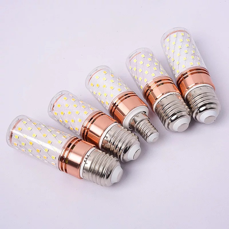 Bóng Đèn Led Bắp Ngô 12w 3 màu Led Siêu Sáng Công Suất 12w, Đui Xoáy E14/ E27