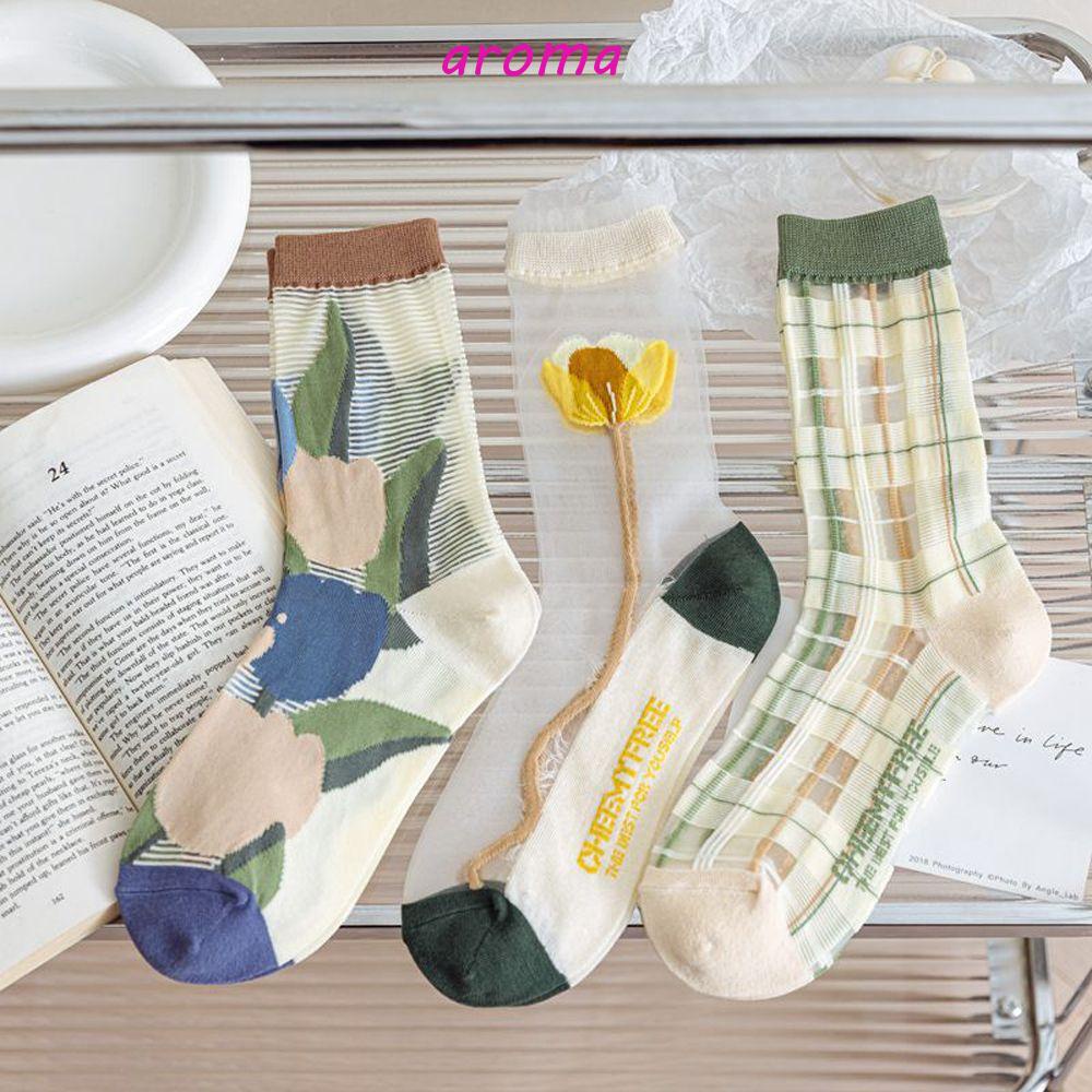 AROMA Vớ Thời Trang Mùa Hè Phong Cách Lolita Sáng Tạo Dành Cho Nữ