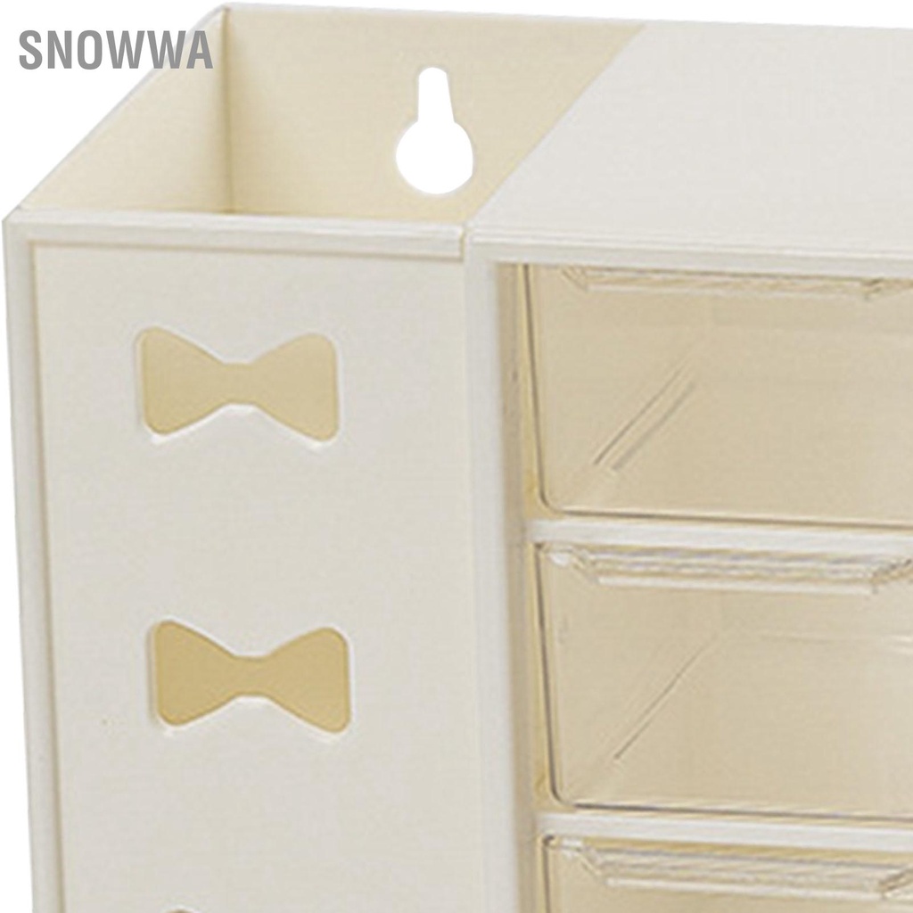 Snowwa Kệ Để Bút Chống Bụi 6 Ngăn Kéo Đựng Tổ Chức Cho Sinh Viên Dân Văn Phòng