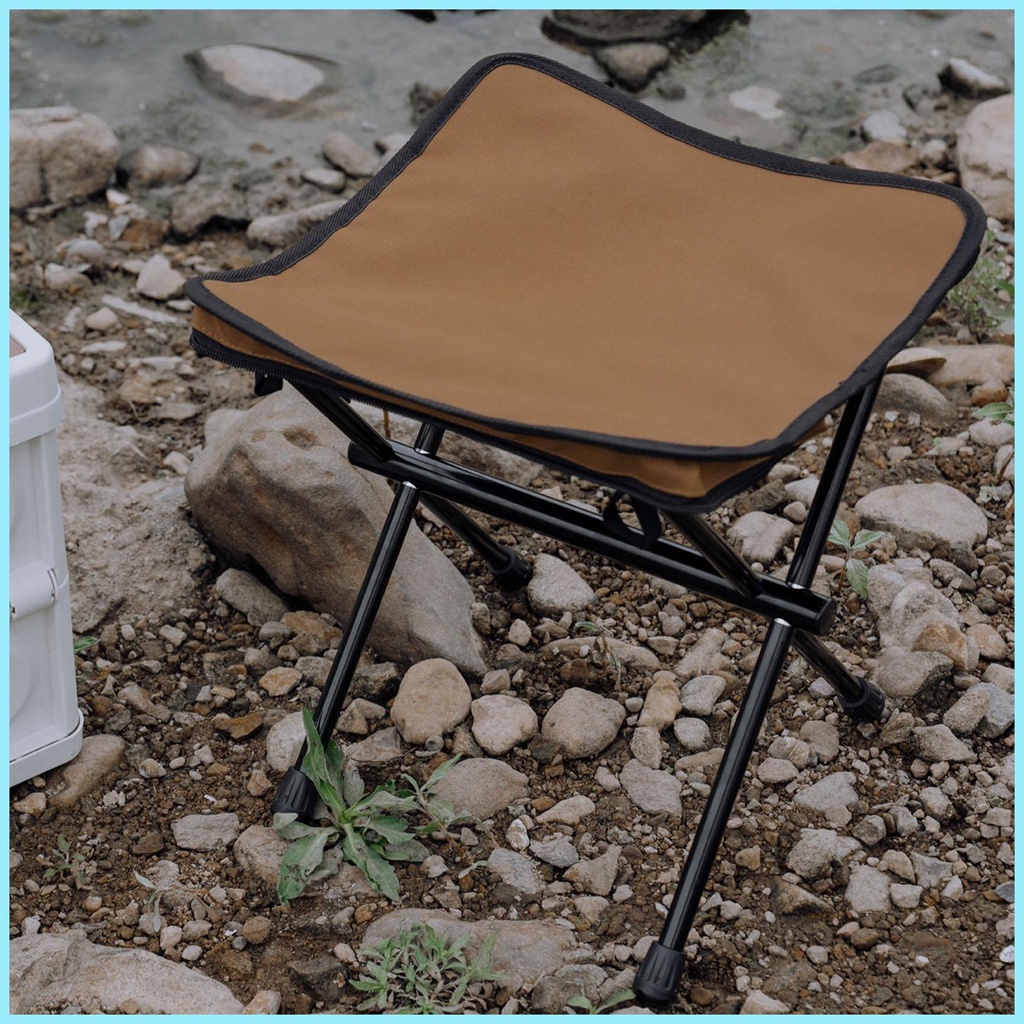Ghế Xếp Nhỏ Kèm Túi Lưới Tiện Dụng Mang Theo Du Lịch Cắm Trại