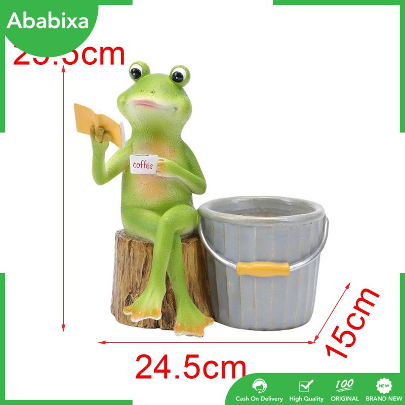 Chậu Cây Nhỏ Hình Động Vật Bằng Nhựa Resin Thủ Công Để Bàn Trang Trí Nhà Cửa