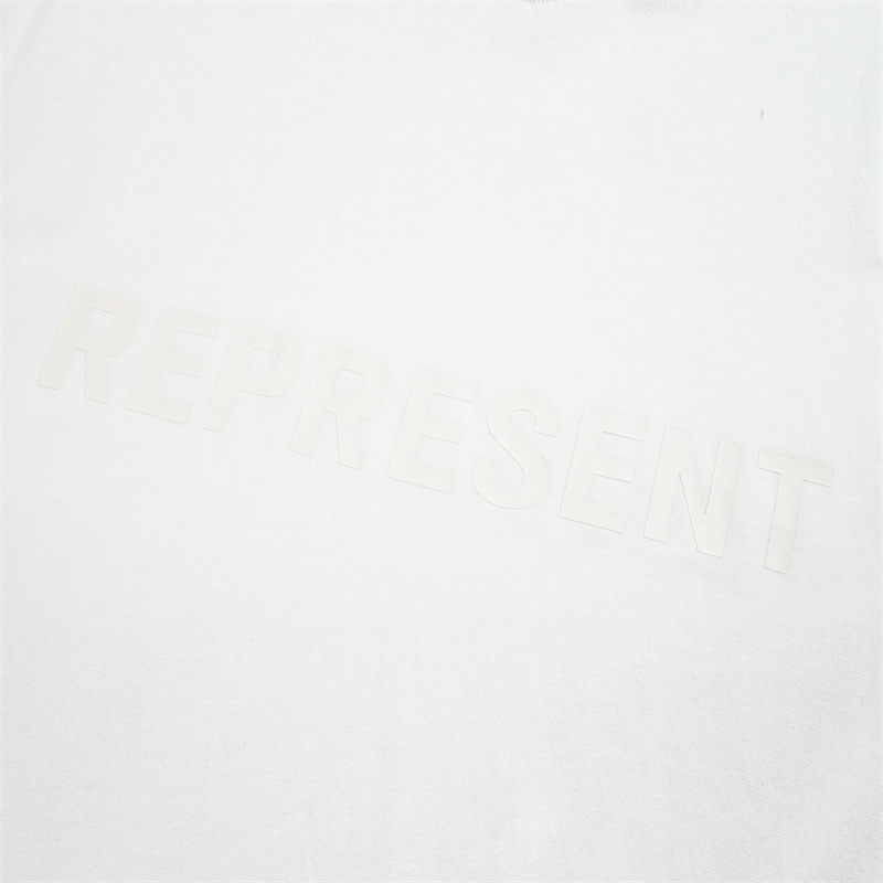 Áo Thun Tay Ngắn Cổ Tròn Bằng cotton In Chữ Phong Cách Âu Mỹ REP8RE8SENT88