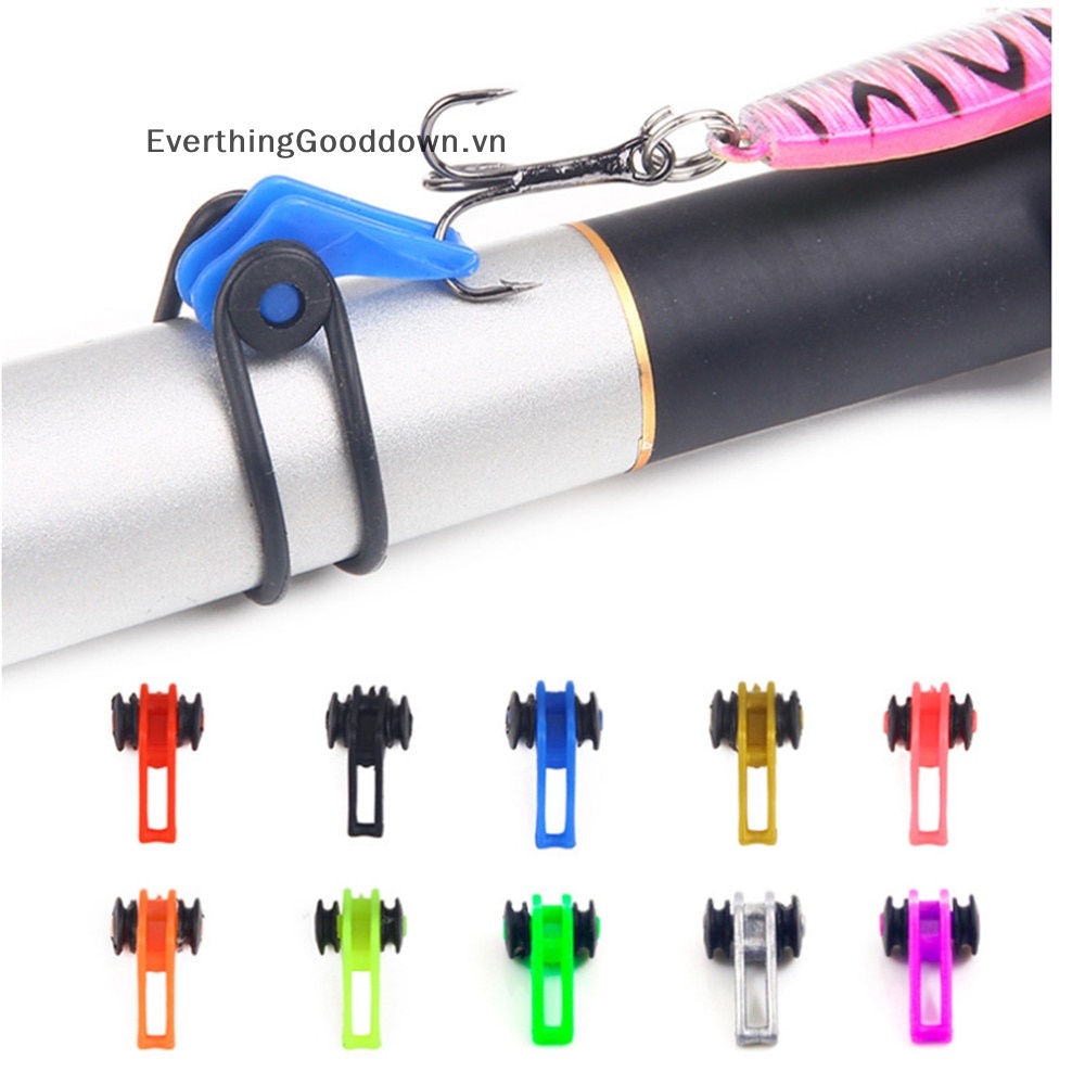 Everthinggooddown Set 10 Phụ Kiện Giá Đỡ Móc Câu Cá Bằng Nhựa An Toàn vn