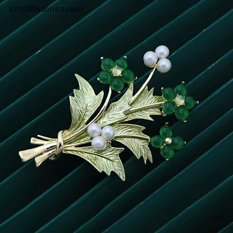 Smallbrainssuper Ghim Cài Áo Hình Cầu Đính Đá Phong Cách Âu Mỹ Thời Trang Cho Nữ SBS