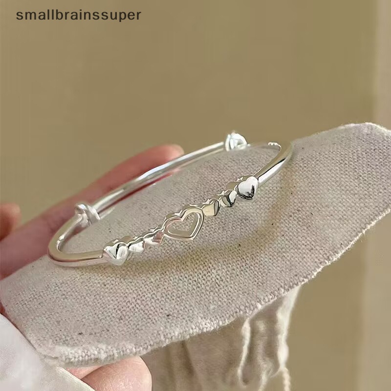 Vòng Tay Mặt Hình Trái Tim Nhỏ Đơn Giản Thời Trang Cho Nữ SBS