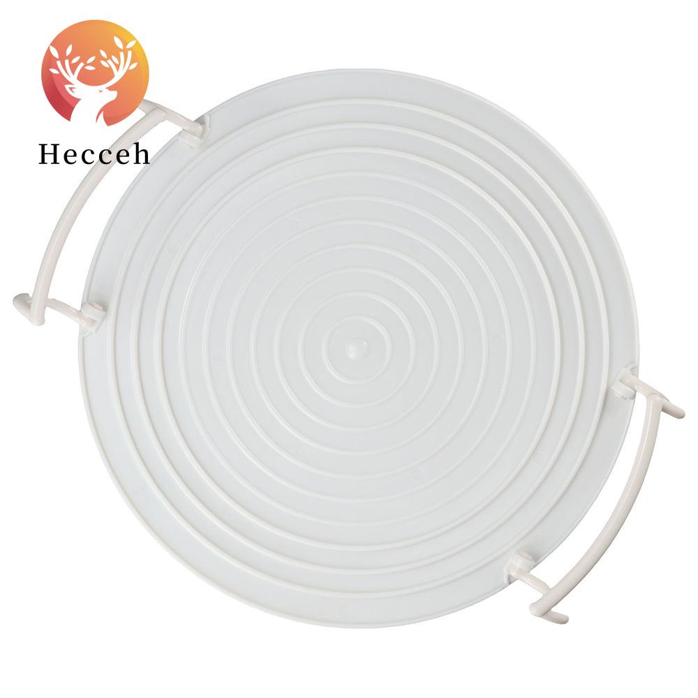 HECCEH Khay Đựng Đồ Bằng Nhựa Màu Trắng Cách Nhiệt Nhiều Tầng Sức Chứa Lớn Cho Nhà Bếp