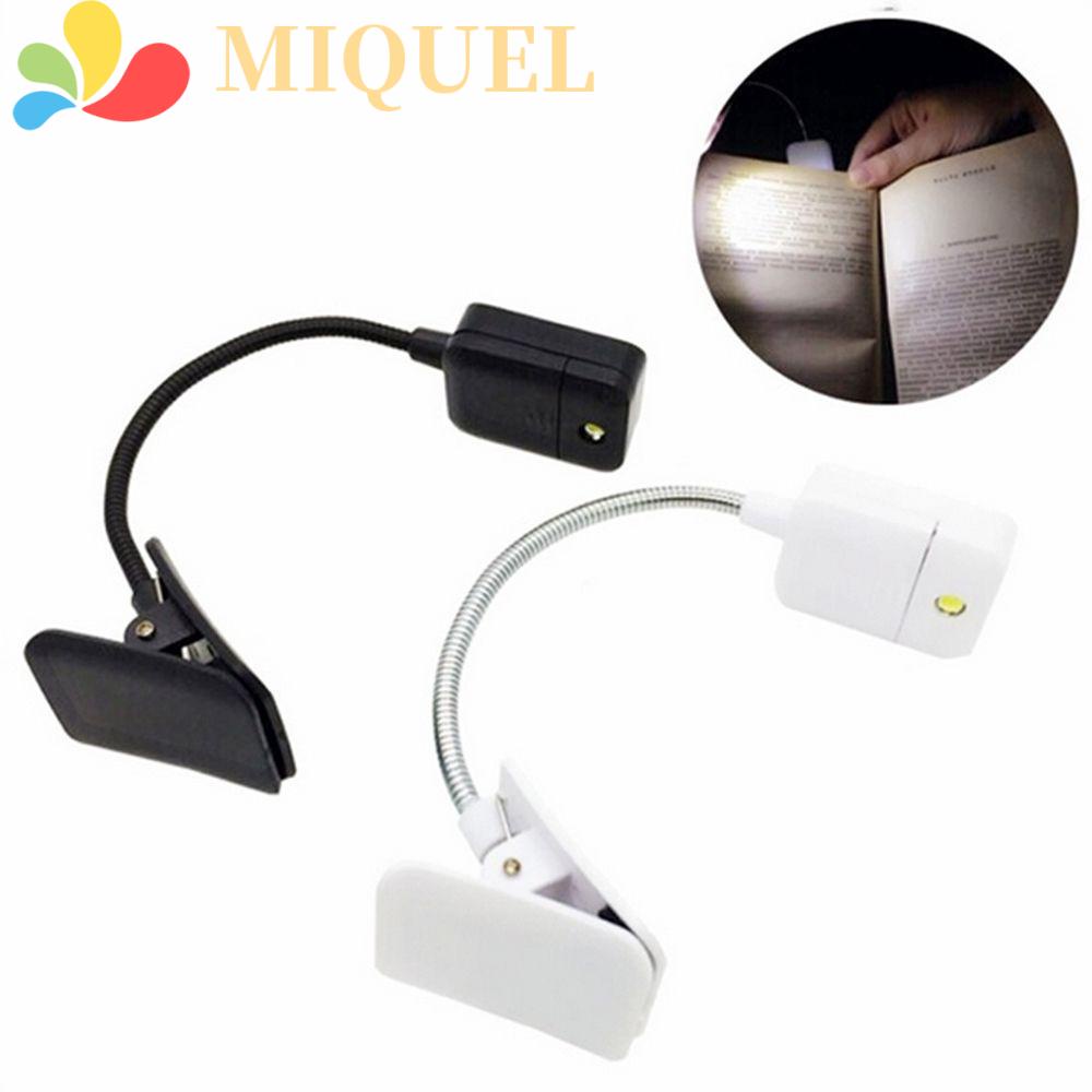 MIQUEL Đèn LED Đọc Sách Kẹp Linh Hoạt Có Thể Điều Chỉnh Tiện Dụng