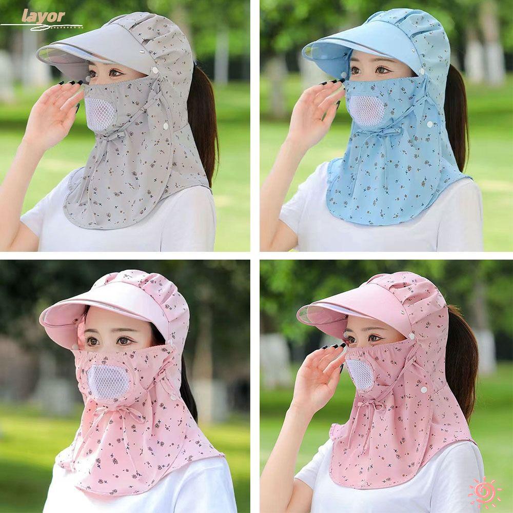 LAY Mũ Rộng Vành Thoáng Khí Chống Tia UV Cao Cấp Thời Trang Cho Nữ