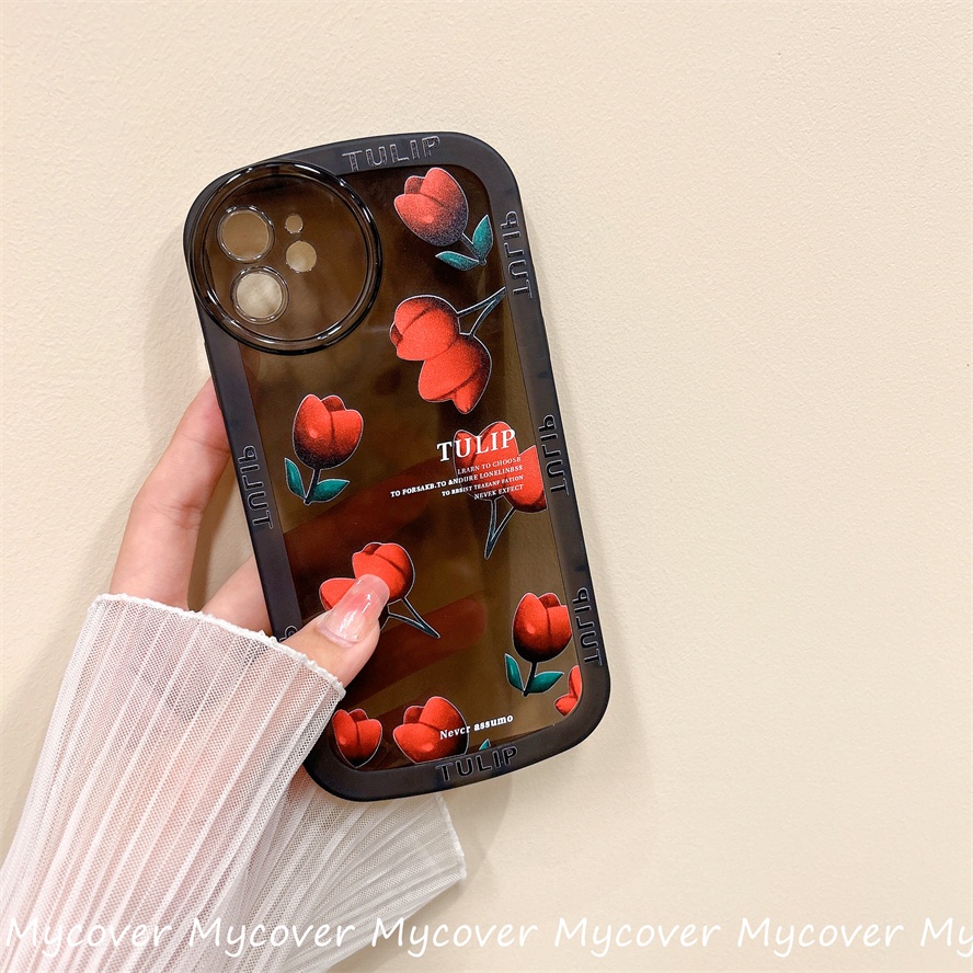 Ốp Điện Thoại Silicon Mềm Họa Tiết Hoa Bảo Vệ Cho iPhone 11 13 12 14 Pro Max X XR Xs Max 6 7 8 Plus