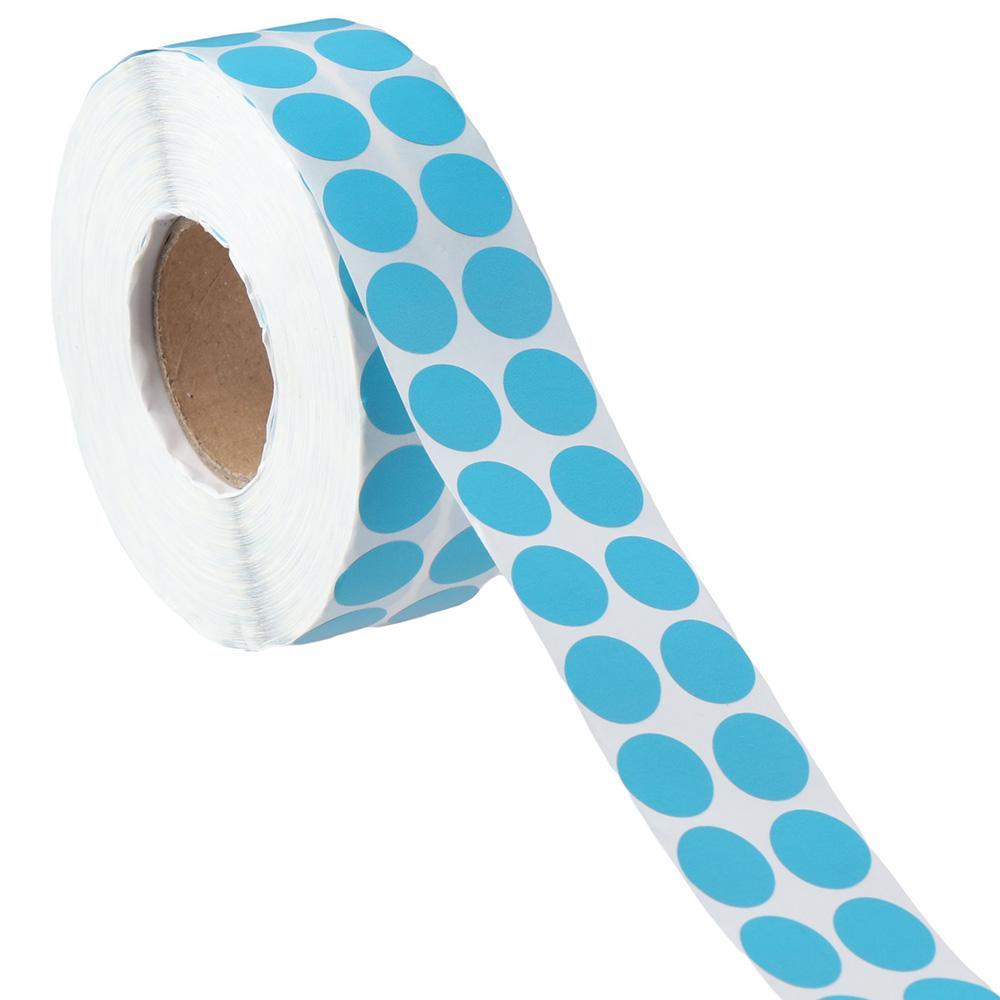 CHOOKEY Cuộn Nhãn Dán Chấm Tròn Màu Xanh Dương Dùng Trang Trí Thiệp