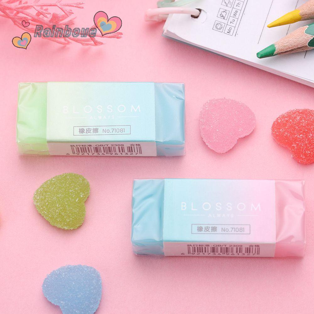 RAINBOW 1 / 2 / 5 Gôm Tẩy Bằng Cao Su Mềm Dẻo Nhiều Màu