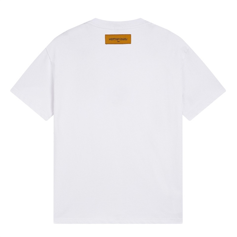 Áo Thun Cotton Tay Ngắn In Hình Giày Thể Thao Và Chữ LO8851V Plus Size Unisex