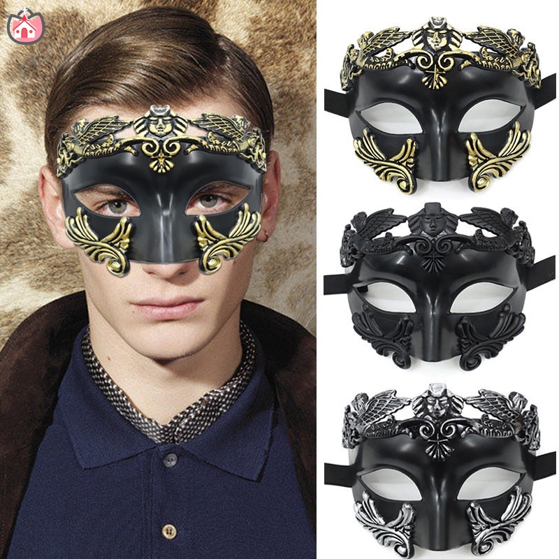 Mặt Nạ Nửa Mặt Hóa Trang Tiệc Halloween Cho Nam Và Nữ
