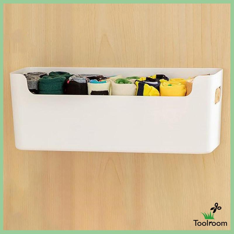 Hộp Đựng Vật Dụng Gắn Tường Dễ Lắp Ráp Sắp Xếp Gọn Gàng Cho Tủ Quần Áo / Ngăn Kéo Phòng Ngủ