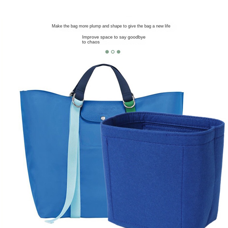 Evertoner Túi Xách Tay Bằng Vải Nỉ Đựng Vật Dụng Tiện Lợi New Longchamp LE PLIAGE RE-PLAY