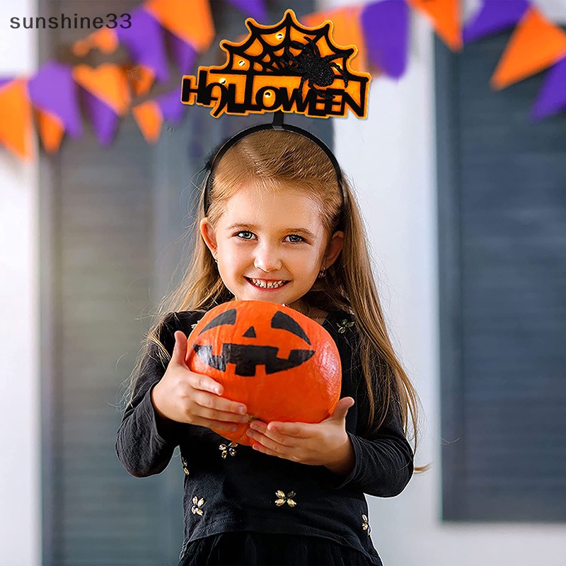 Băng Đô Cài Tóc Hình Nhện / Dơi / Dơi Độc Đáo Trang Trí Tiệc Halloween