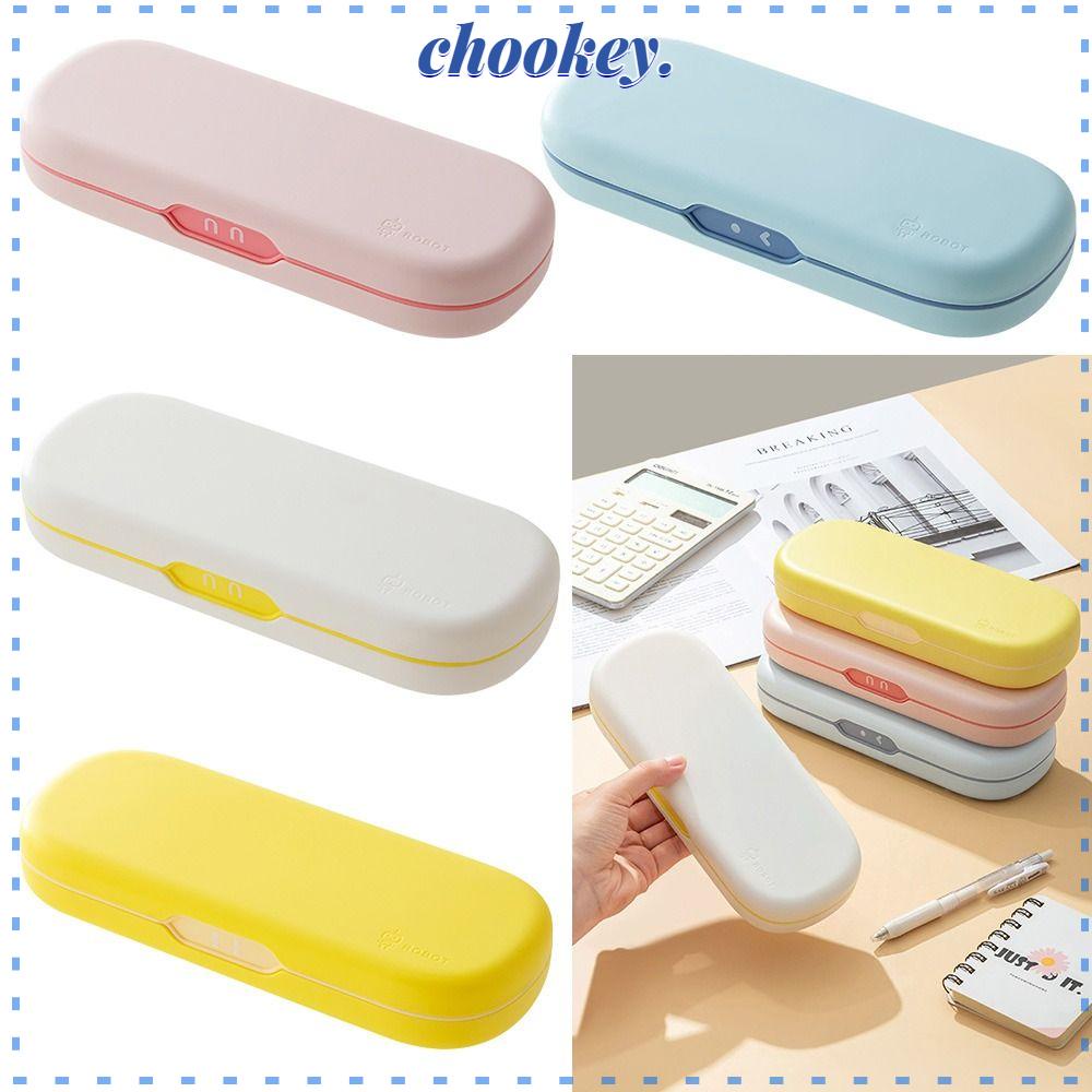 CHOOKEY Hộp Đựng Bút Bằng Nhựa Hai Lớp Kích Cỡ Lớn Tiện Dụng