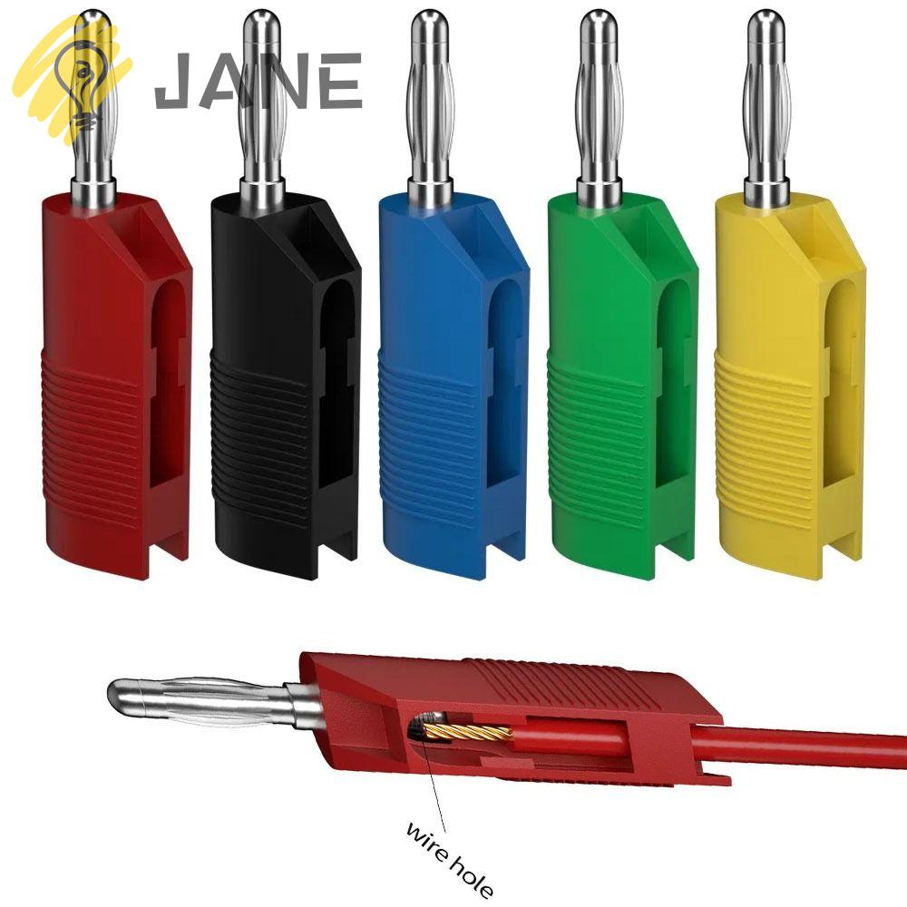 JANE Phích Cắm Chuối Mạ Niken 4MM 4MM 4MM DIY Mới
