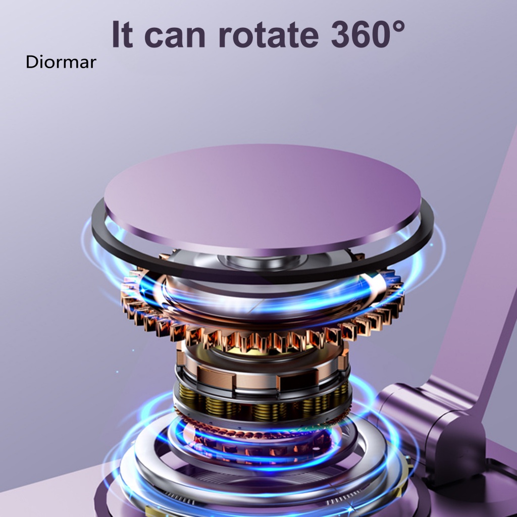 Giá Đỡ Điện Thoại Di Động Bằng Hợp Kim Nhôm Xoay 360 Độ Chống Trượt Có Thể Điều Chỉnh