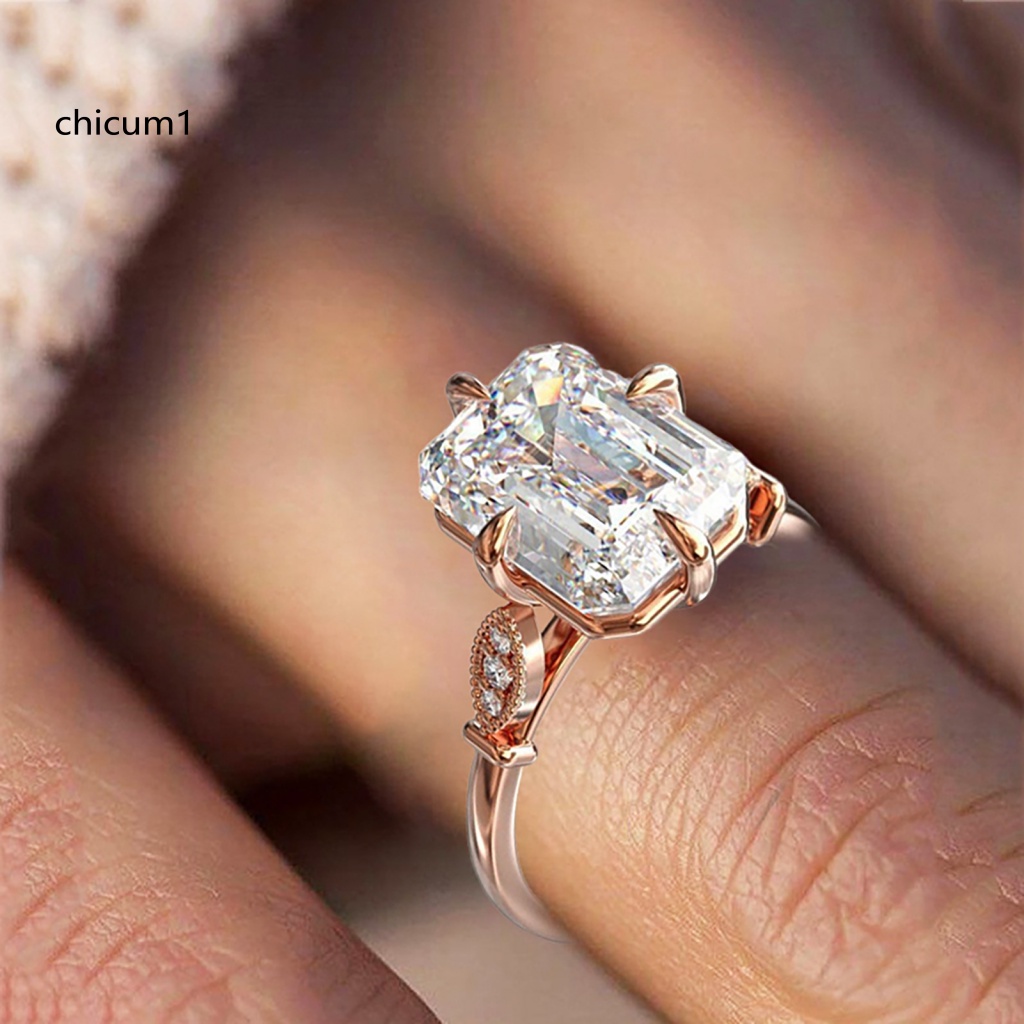 Nhẫn Nữ Mạ Vàng Hồng Đính Đá Pha Lê Sang Trọng