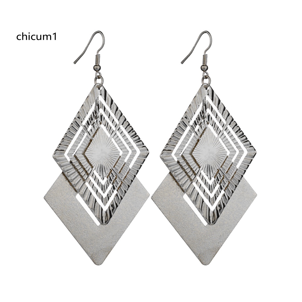 Khuyên Tai Kim Loại Dài Thời Trang Cho Nữ