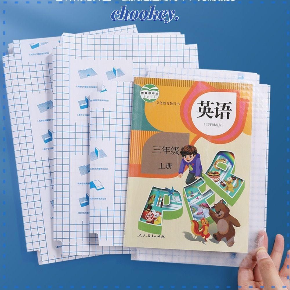 CHOOKEY Bìa Sách Trong Suốt Chống Thấm Nước Tiện Lợi