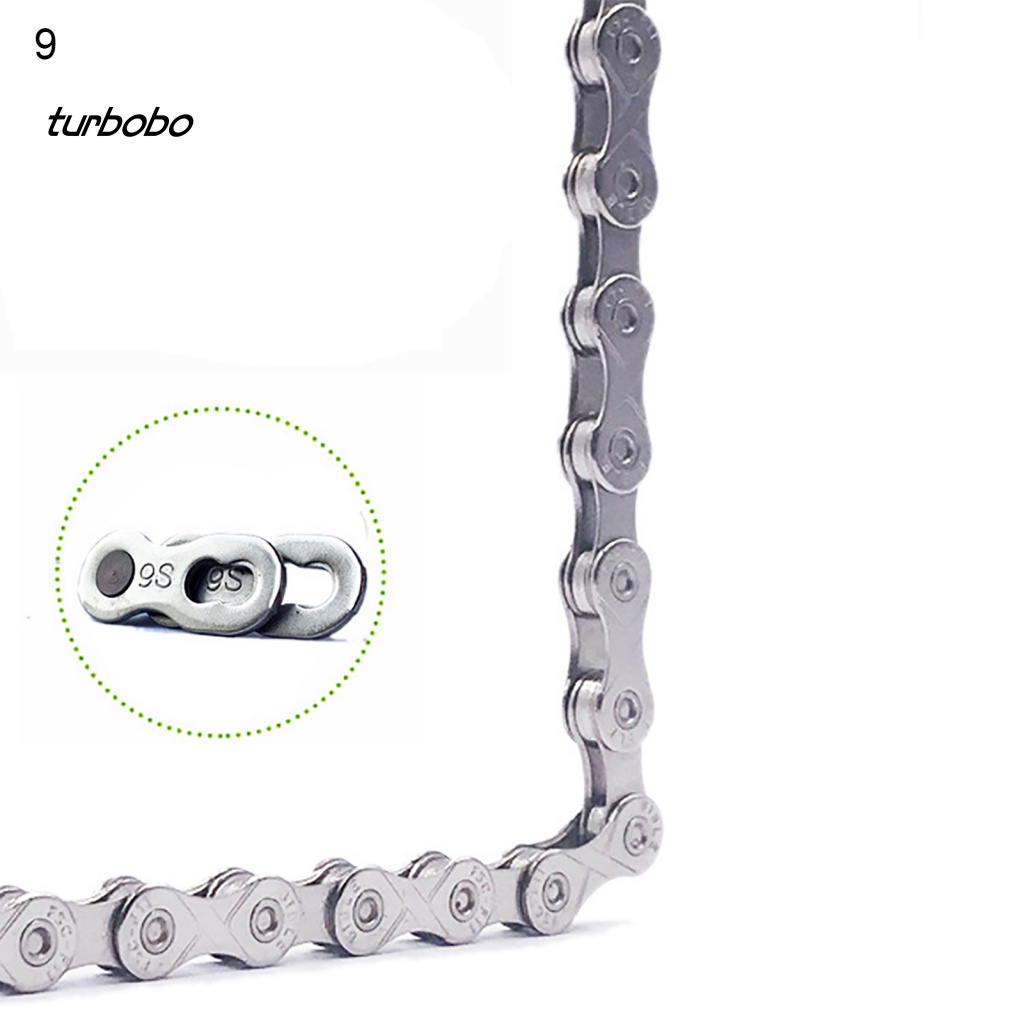 Turbobobo Dây Xích Xe Đạp Leo Núi Tốc Độ 9 / 10 / 11 Siêu Nhẹ 116 Mắt Xích