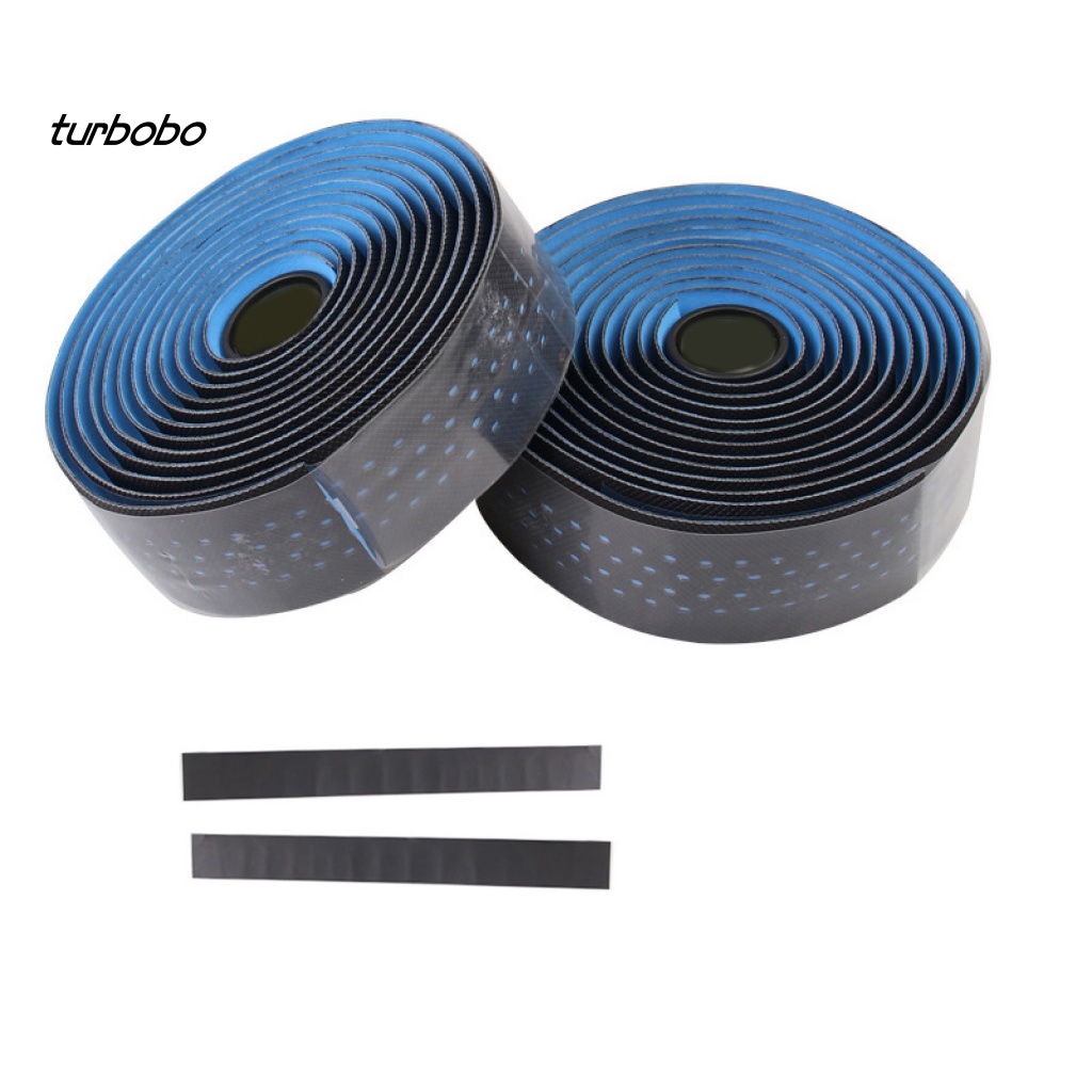 Set 2 Dây Đai Giả Da Gắn Tay Lái Xe Đạp Chống Trượt Tiện Lợi