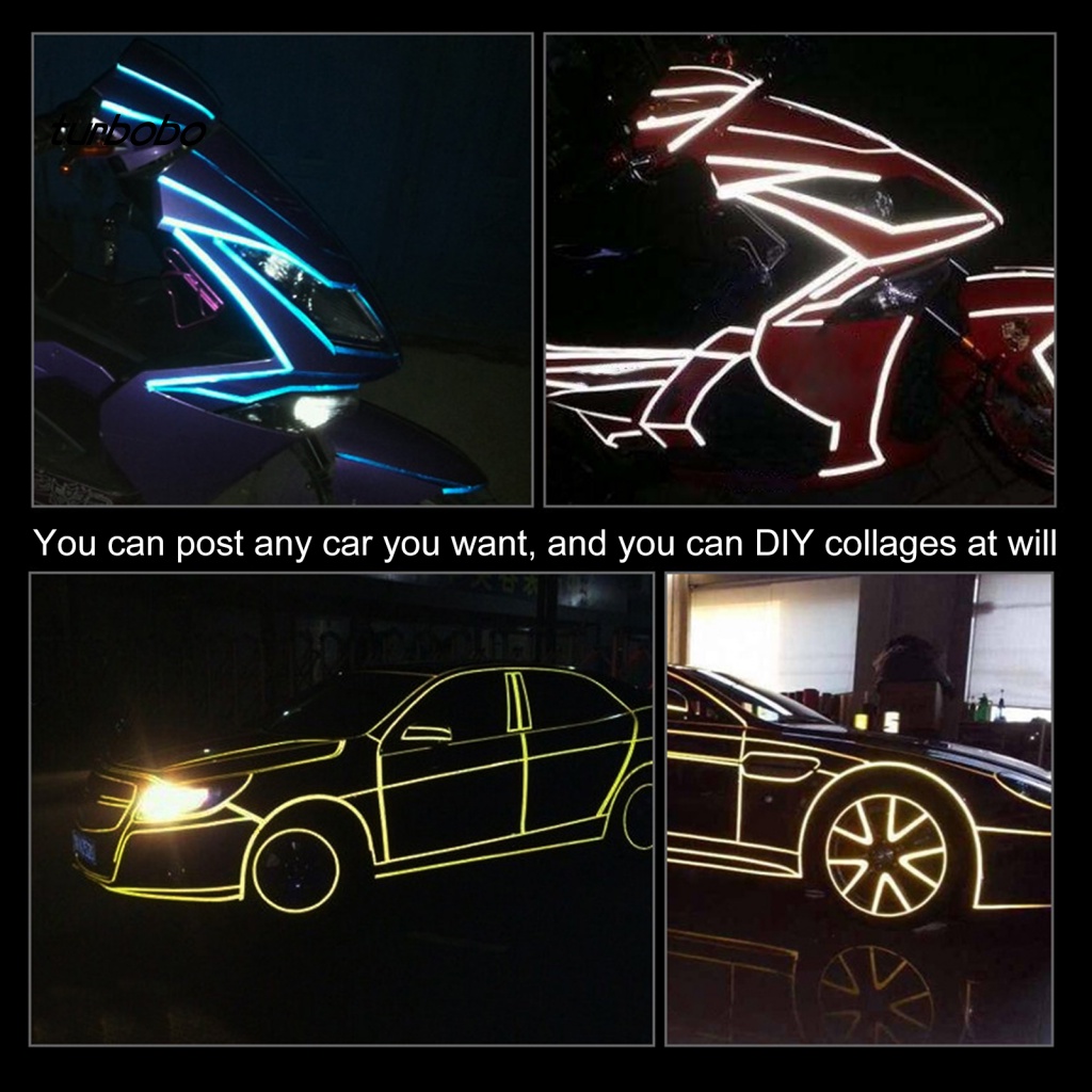 1 Cuộn Miếng Dán Phản Quang Tự Dính Chống Mài Mòn Trang Trí Xe Hơi