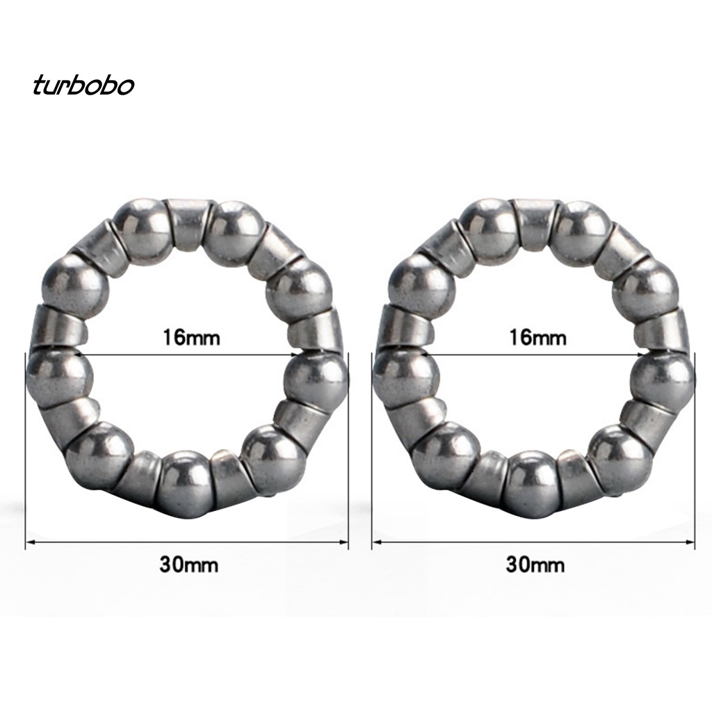 Turbobo Set 2 Bóng Tai Nghe Xe Đạp Độ Cứng Cao Chống Mài Mòn Tiện Lợi