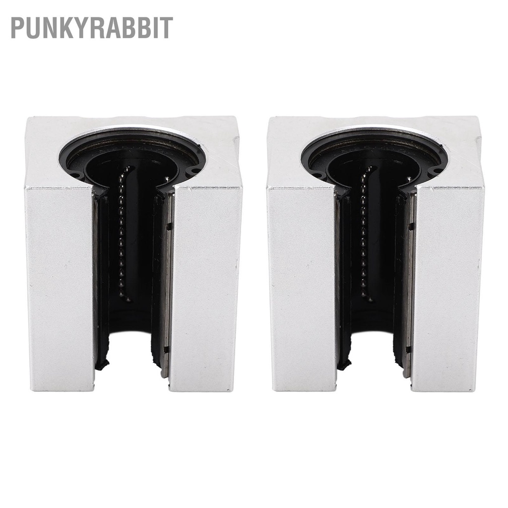 PunkyRabbit 2 CÁI Khối ổ bi trượt mở SBR25UU Hợp kim nhôm chuyển động tuyến tính chống mài mòn cho ngành công nghiệp