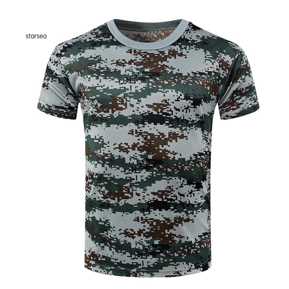 Sra Áo Thun Unisex Họa Tiết Rằn Ri