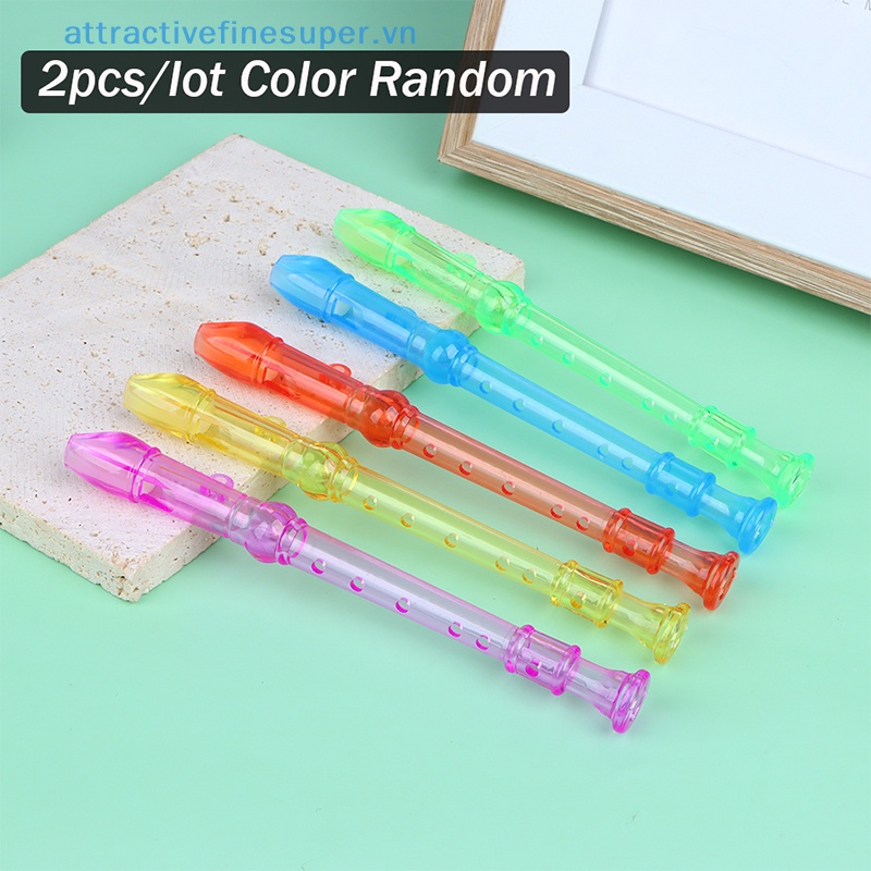Set 2 Sáo Soprano 6 Lỗ Nhiều Màu Sắc Cho Người Mới Bắt Đầu