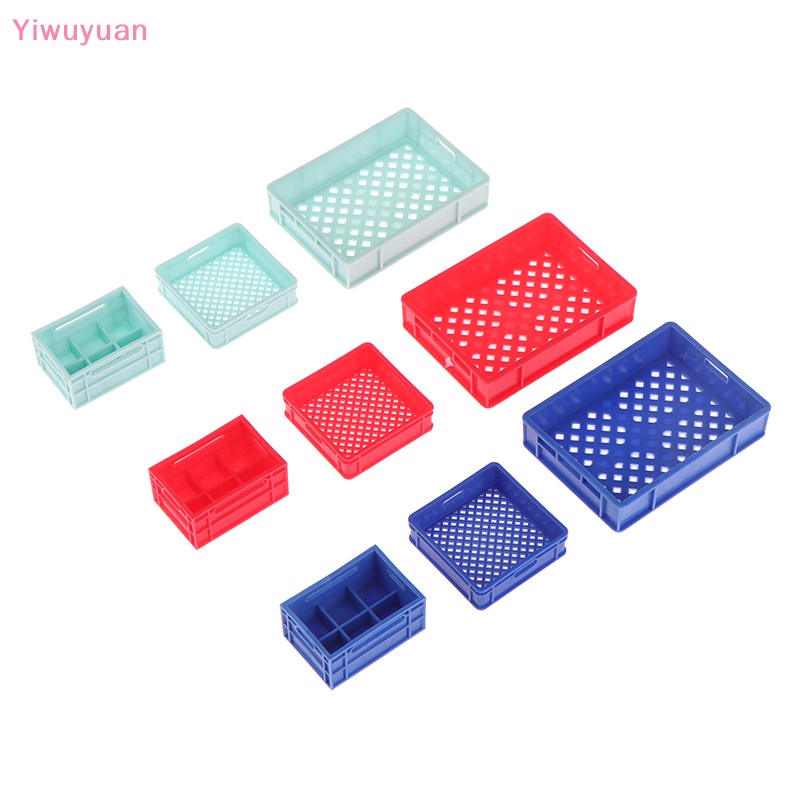 Bộ 3 Giỏ Đan Tay Bằng Nhựa Đựng Rau Củ Quả Trang Trí Nhà Búp Bê Mới