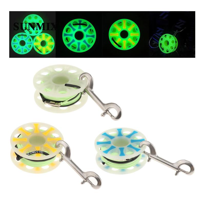 Cuộn Dây Lặn Có Móc Hai Đầu Bằng Thép Không Gỉ 30M / 100ft