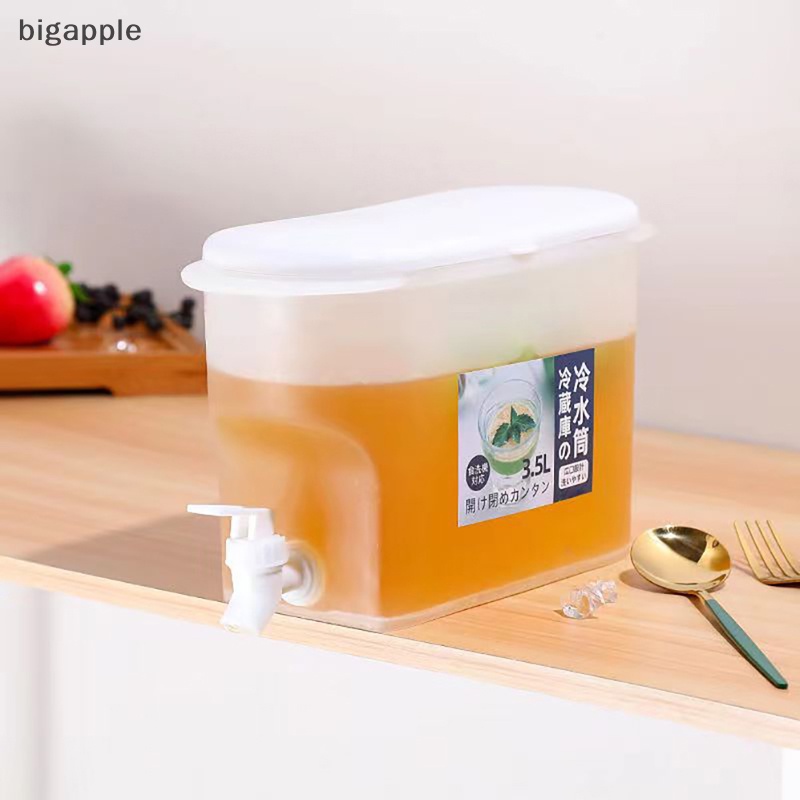 Bình Đựng Nước Lạnh Gợn Sóng Dung Tích 3.5L Có Vòi Rót Tiện Dụng