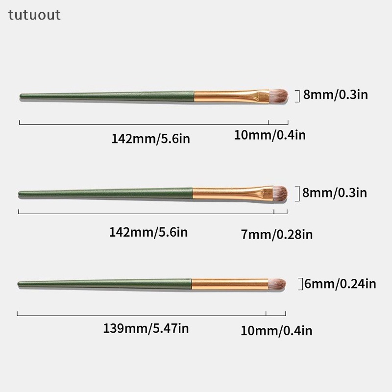 Set 3 Cọ Trang Điểm Phấn Mắt Mềm Mại Chuyên Nghiệp Cho Nữ